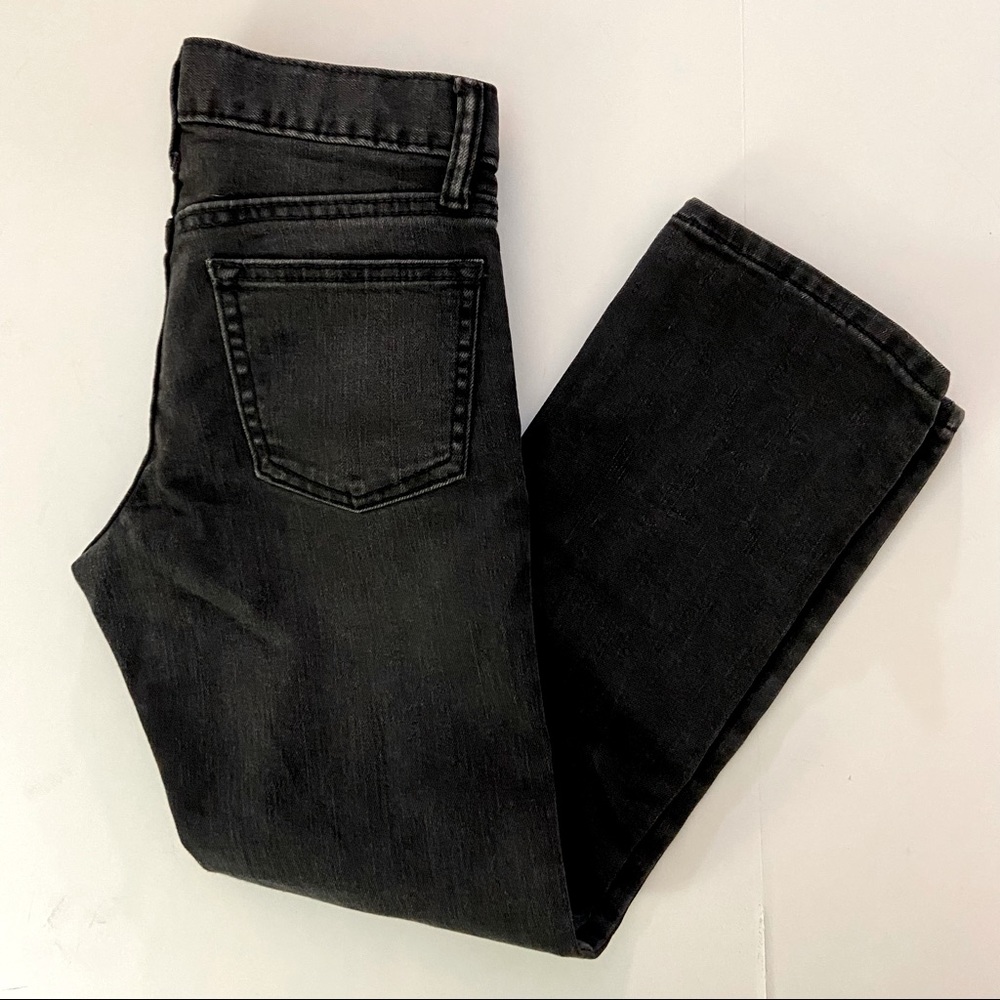 Old Navy Black Straight Jeans built in flex size 8